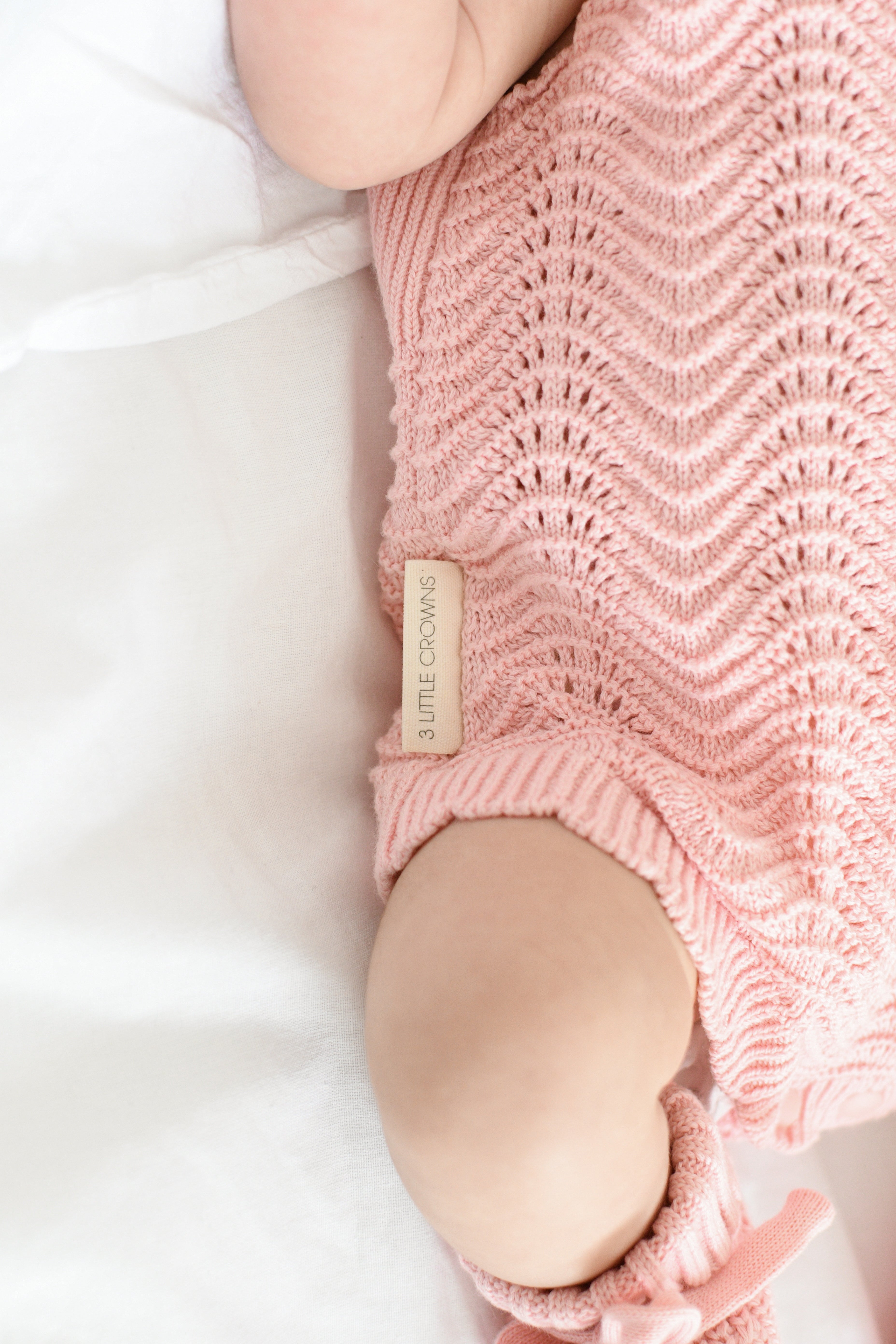 Wave Knit Bodysuit - Pink