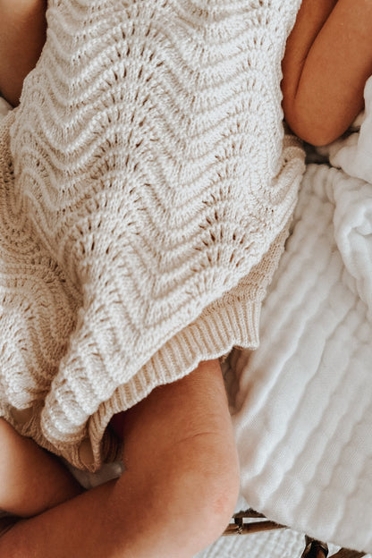 Wave Knit Bodysuit Oat