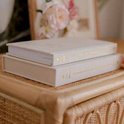 Baby Journal Bebe Book With Keepsake Box And Pen Ivory